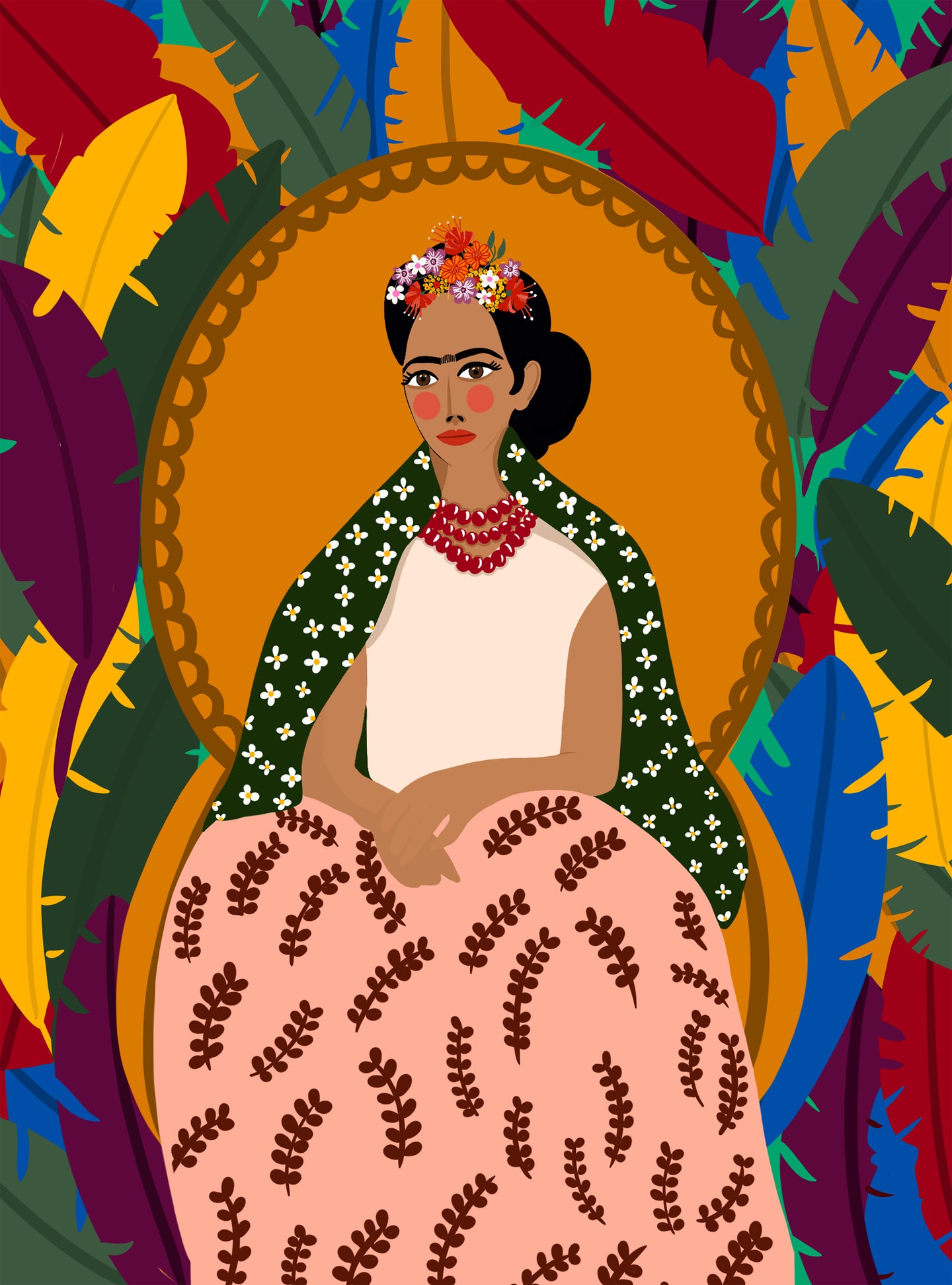 Frida on Her Throne